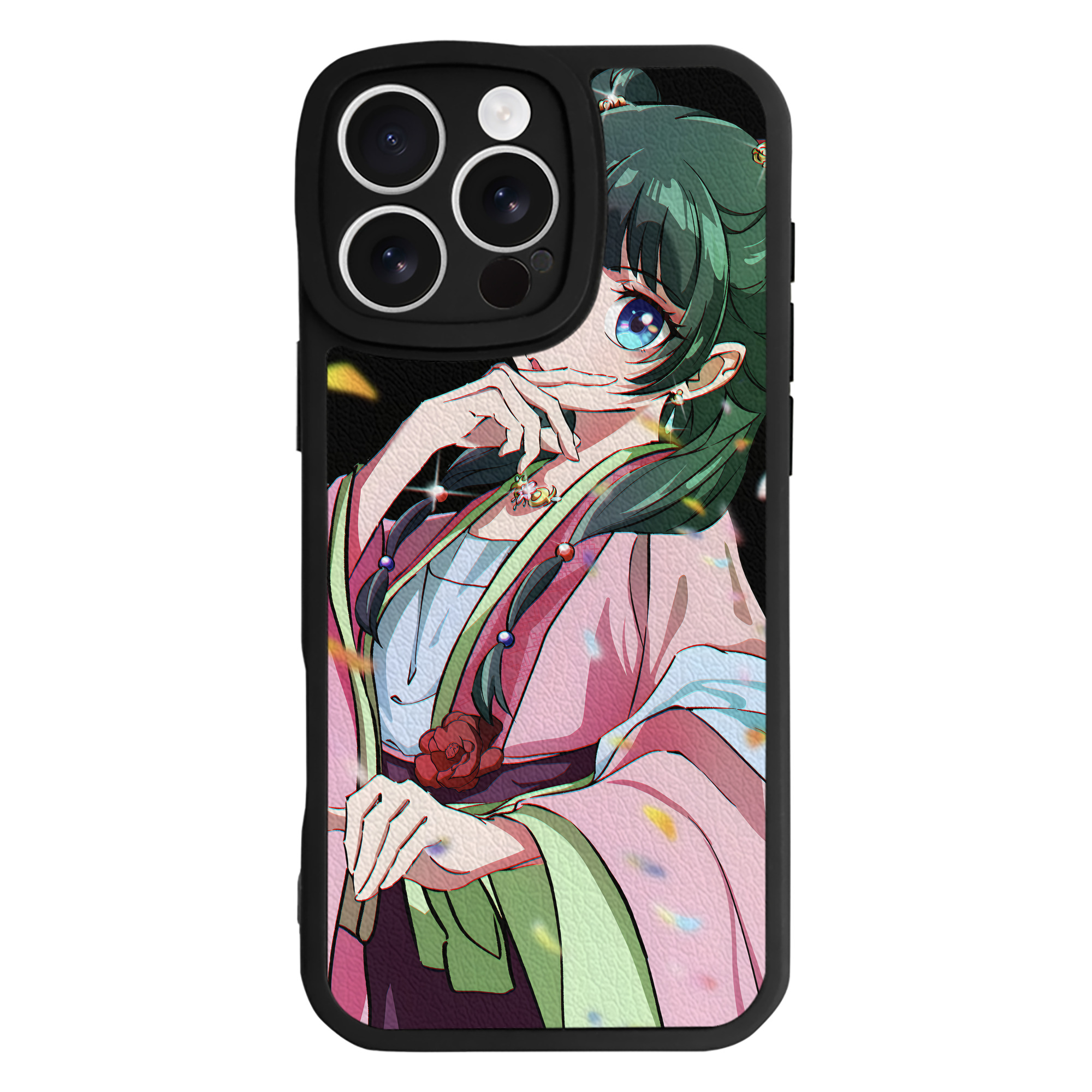 （画像用） 薬屋のひとりごと The Apothecary Diaries 【iPhone 16シリーズ対応】シリコンスマホケース（レザー調） 材質：シリコン